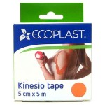 Кинезио тейп, Ecoplast (Экопласт) р. 5смх5м №1 оранжевый