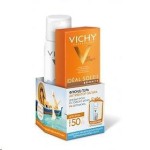 Флюид-гель, Vichy (Виши) 50 мл Идеал солей активатор загара для лица SPF30 +Бонус термальная вода 50 мл в подарок