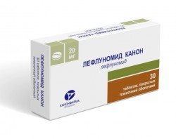 Лефлуномид Канон, табл. п/о пленочной 20 мг №30