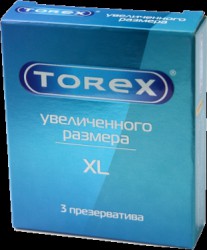 Презервативы, Torex (Торекс) №3 увеличенного размера гладкие