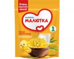 Каша молочная, Малютка 220 г кукурузная с 5 мес